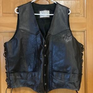 Addis Genuine Leather Riding Vest, 2XL